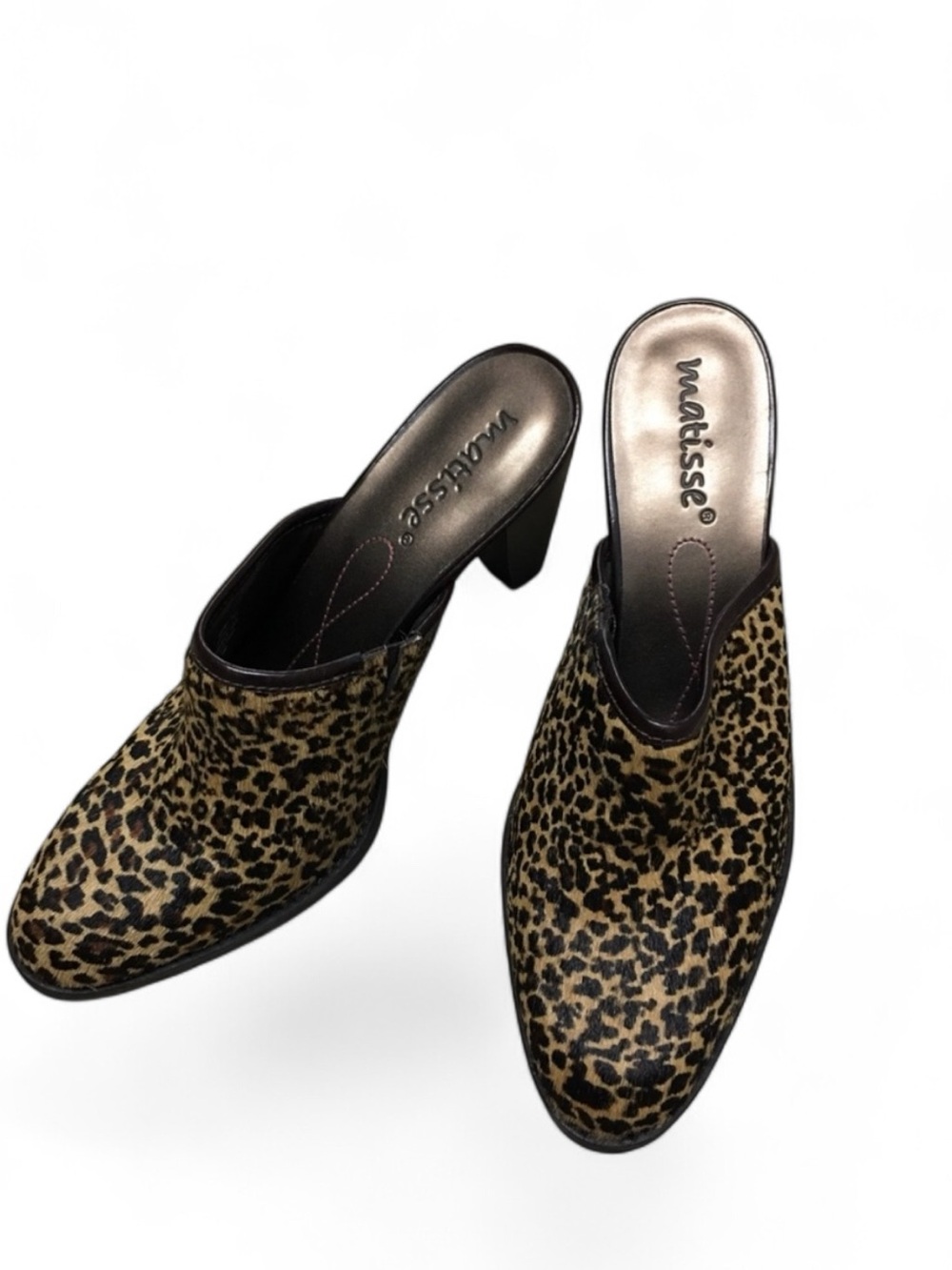 Coconuts Matisse Animal Print Mules With Heels-SZ8